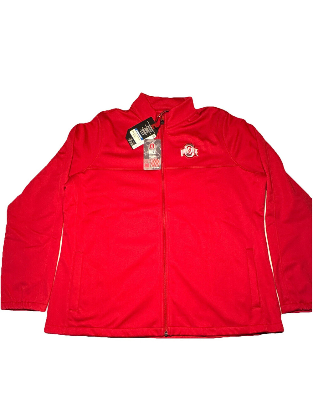 Antigua Ohio State Buckeyes Women’s XL Red Full Zip Jacket Officially Licensed